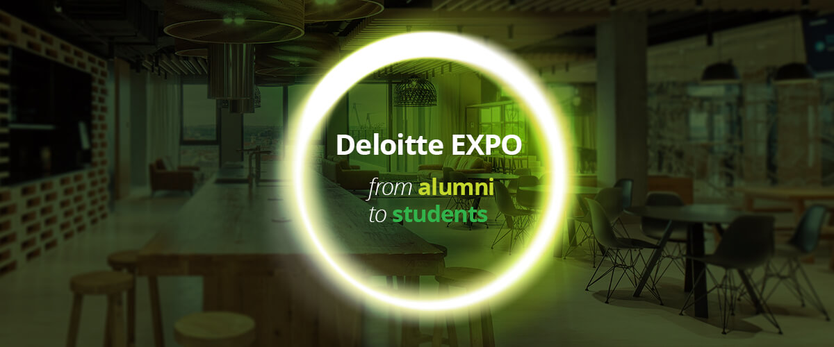 Deloitte EXPO: from alumni to students | VŠE edition